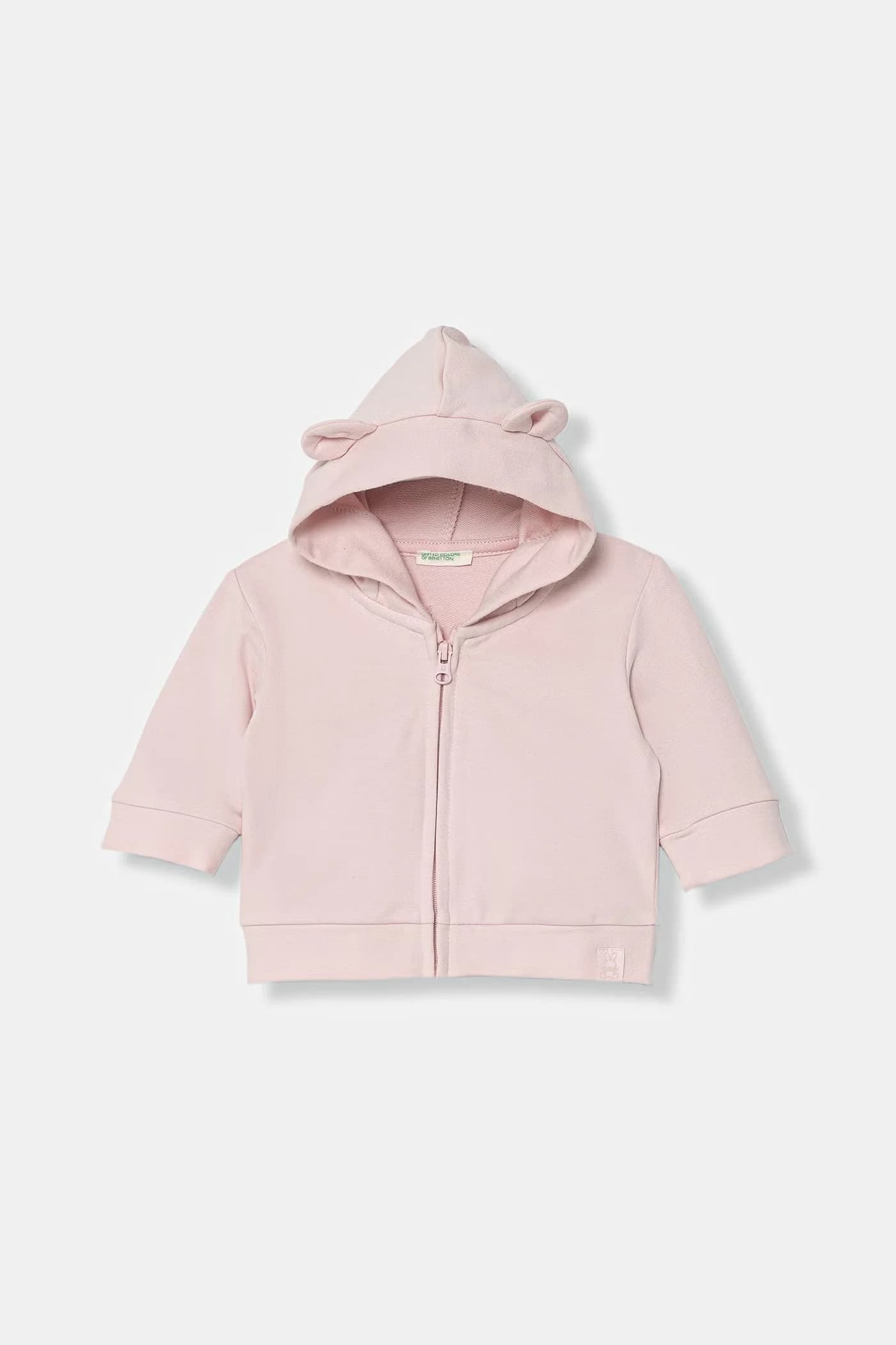 Детская хлопковая толстовка с капюшоном и эластаном