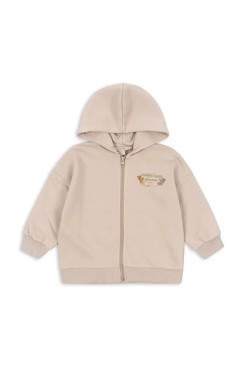 Детская хлопковая толстовка LOU SWEAT ZIP HOOD OCS