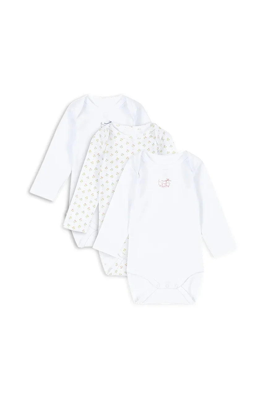 Хлопковое детское боди FIO 3 PACK LS BODY OCS 3 шт.