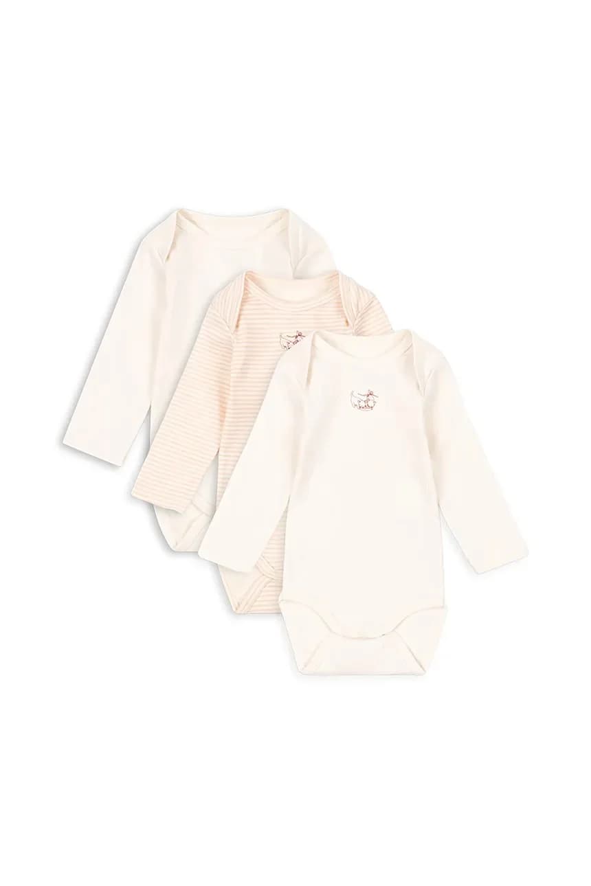 FIO STRIPE 3 PACK LS BODY OCS Комплект из 3 боди для малышей