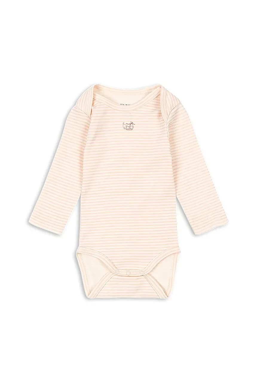 Хлопковое детское боди FIO STRIPE LS BODY OCS