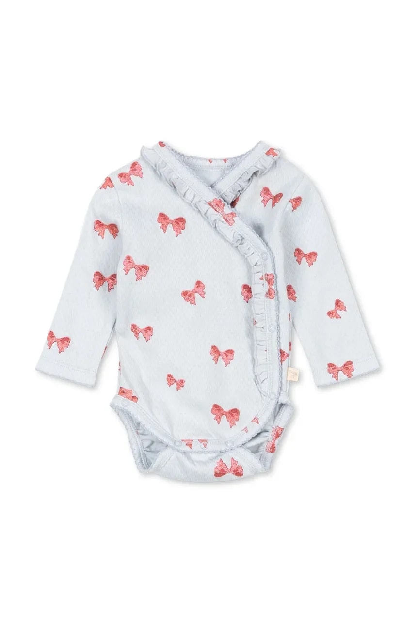 Хлопковое детское боди SUI NEWBORN FRILL BODY GOTS