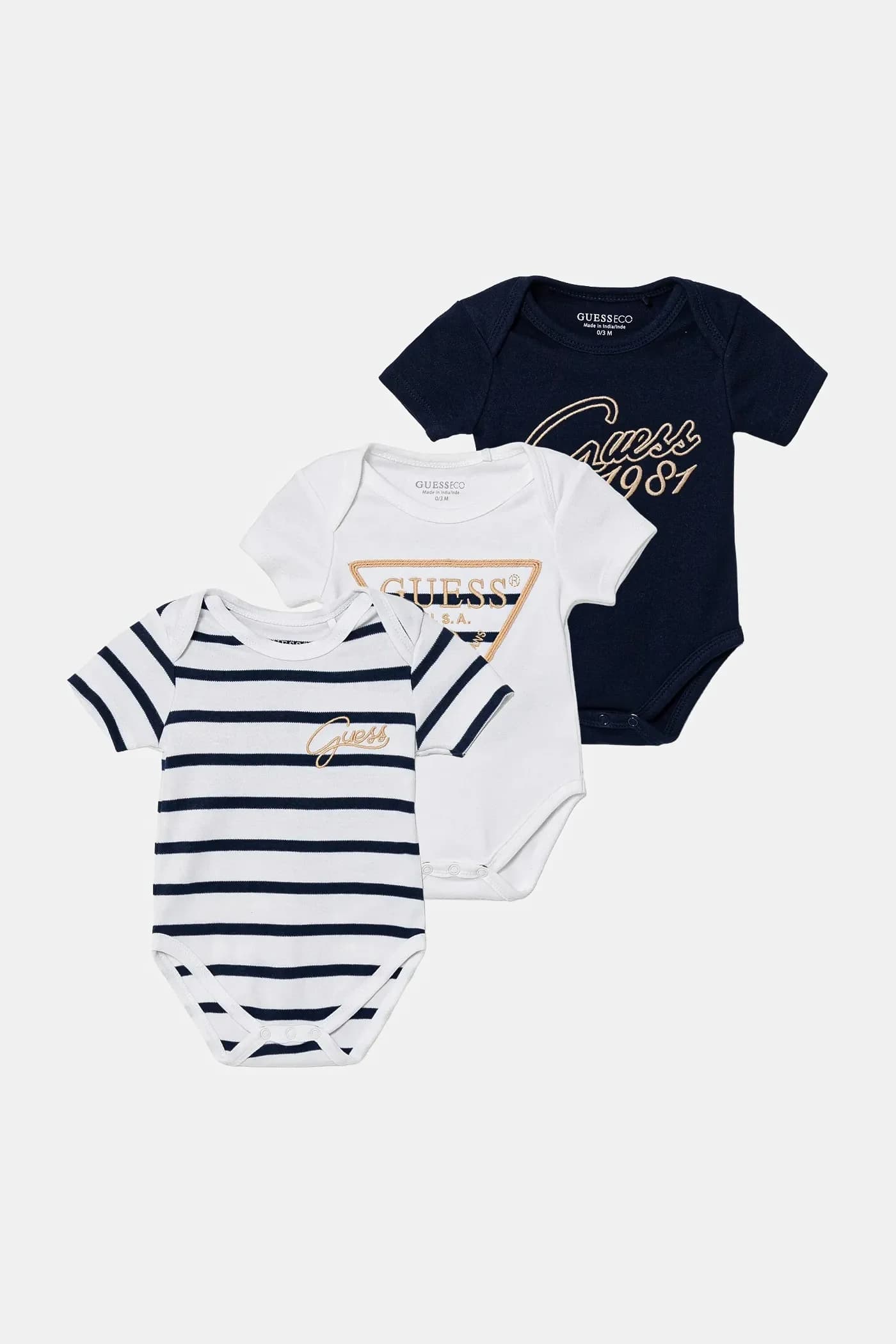 Детское боди из хлопка, 3 шт.