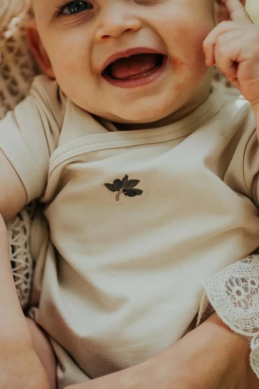 Хлопковое детское боди Cadey Bodysuit Olive