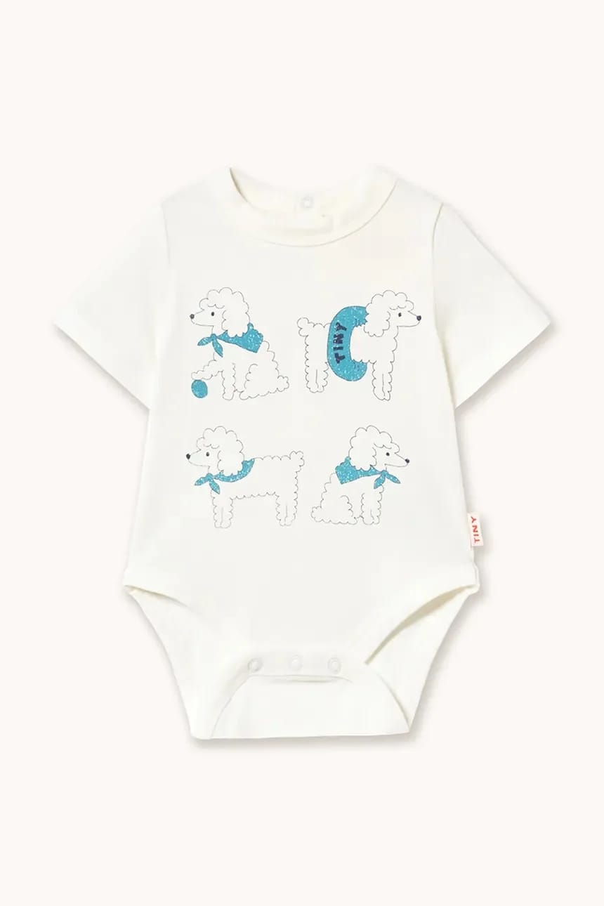 Хлопковое детское боди POODLE GRAPHIC BODY