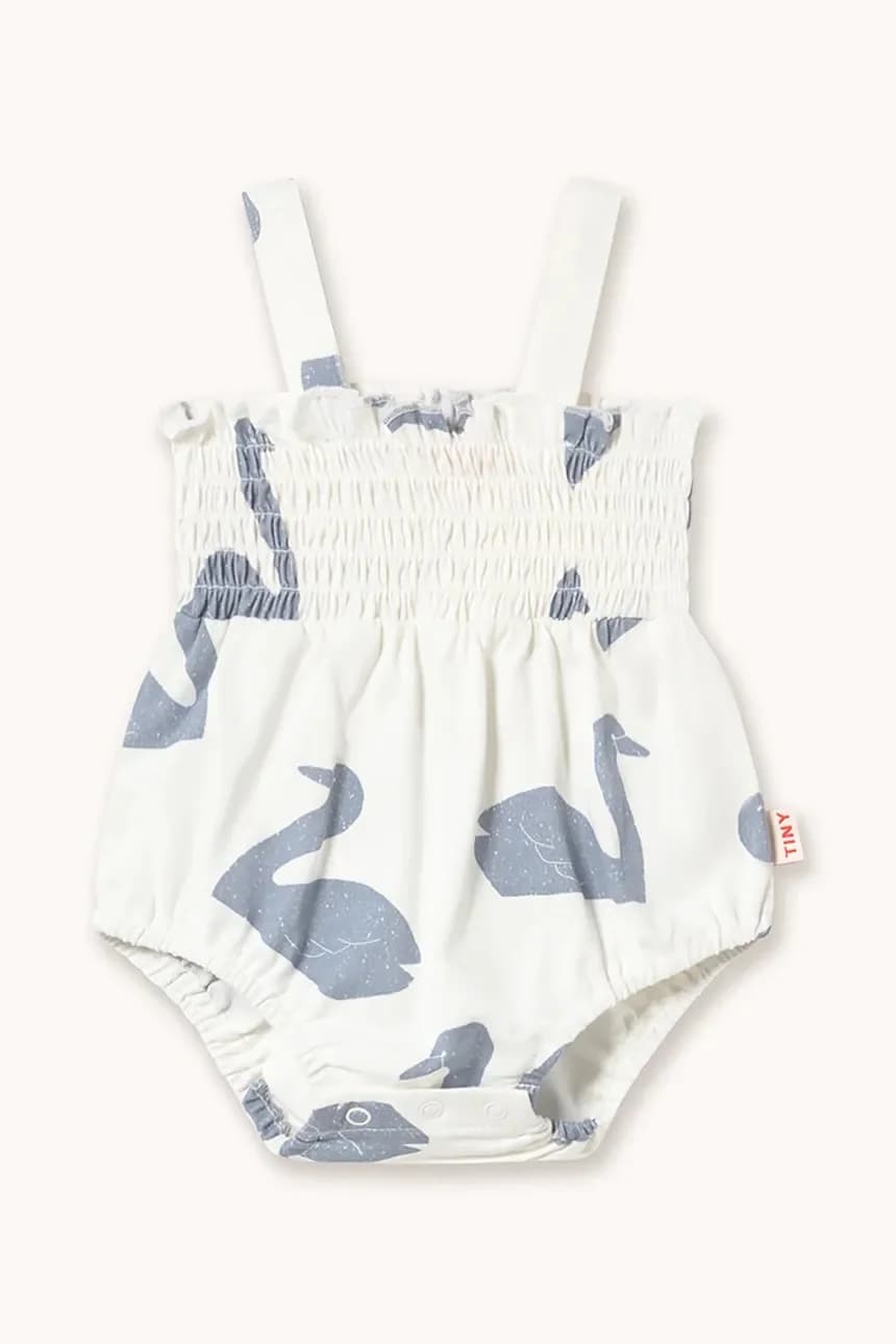 Хлопковое детское боди BIG SWANS KNITTED BODY