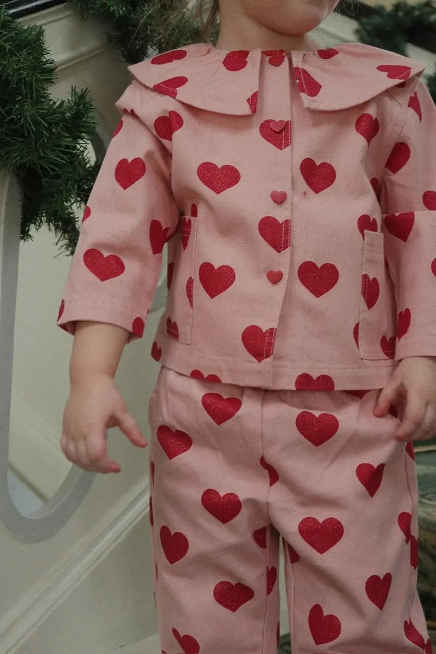 MAGOT FRILL PANTS детские джинсы GOTS