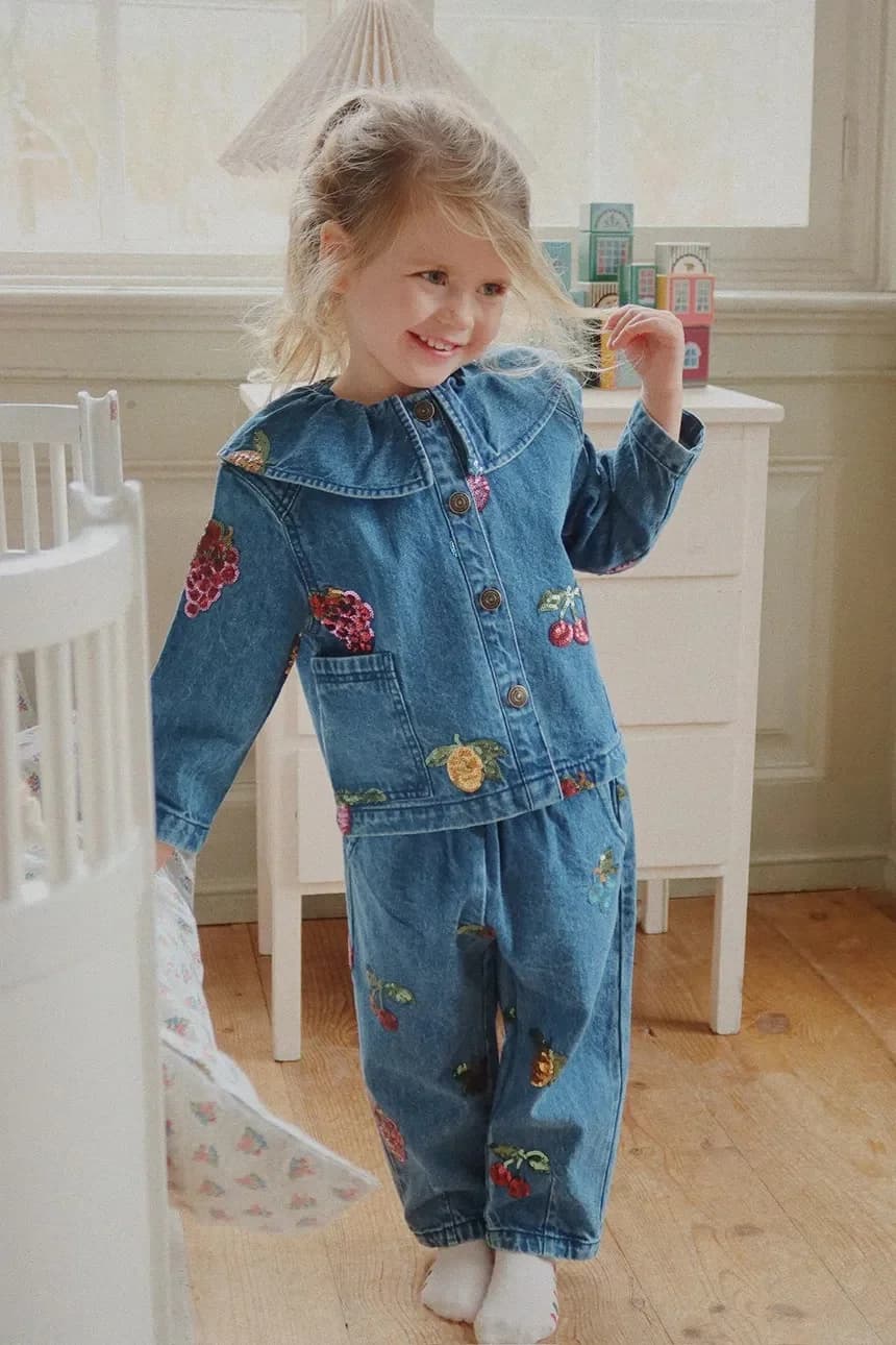 MAGOT БРЮКИ С ПАЙЕТКАМИ GOTS детские джинсы