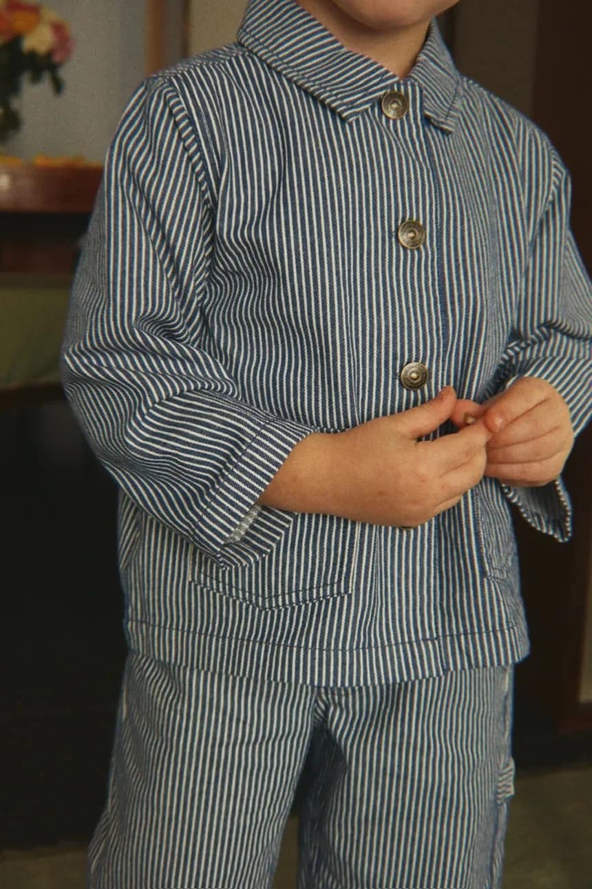 LUC SHIRT JACKET GOTS детская куртка