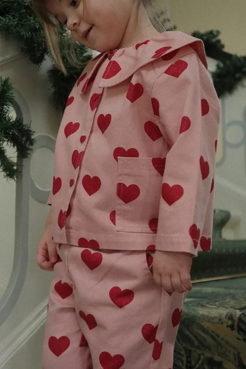 MAGOT COLLAR JACKET Детская джинсовая куртка GOTS