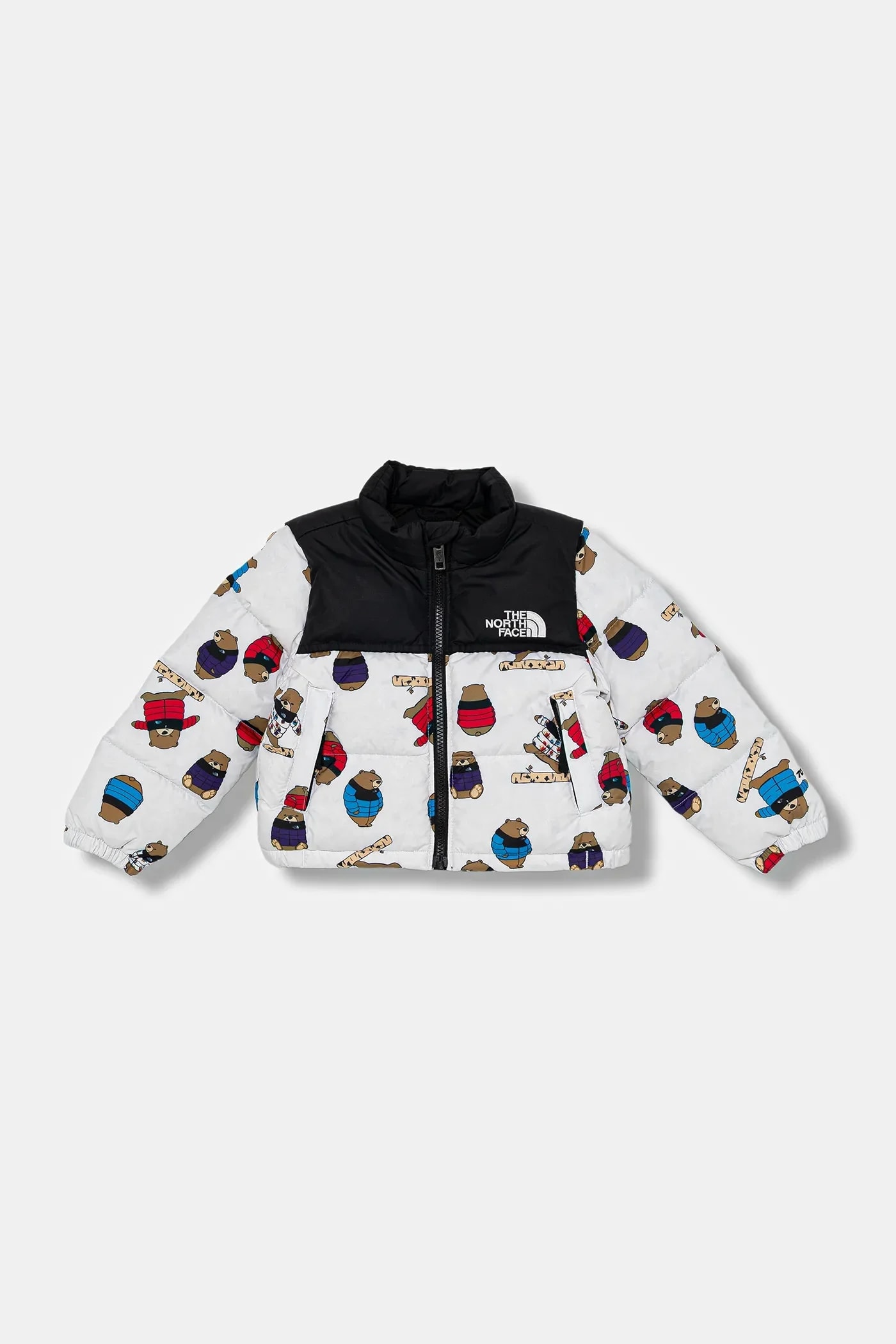 Детский пуховик KID 1996 РЕТРО NUPTSE JACKET -ПРИНТ