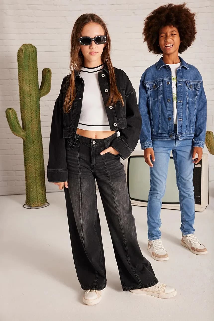 Детская джинсовая куртка