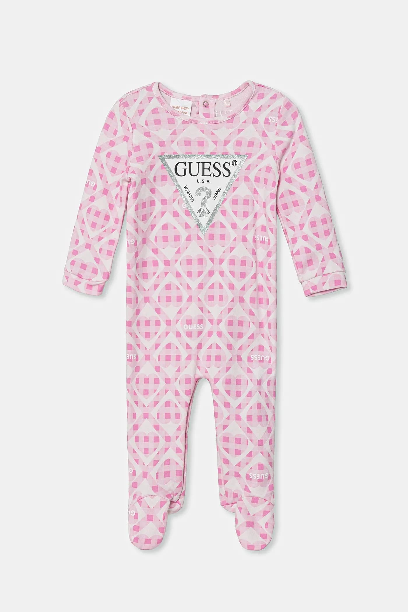 Хлопковый детский комбинезон