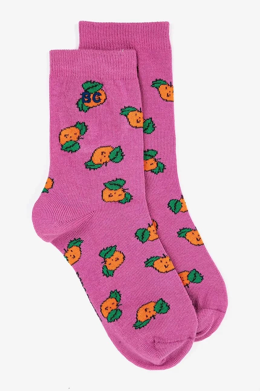 Детские носки мандариновые.