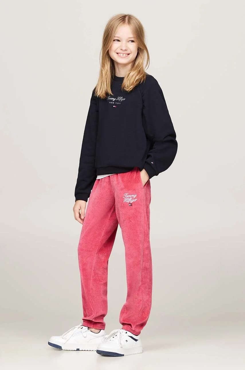 Детские спортивные штаны TH SCRIPT VELOR PANT