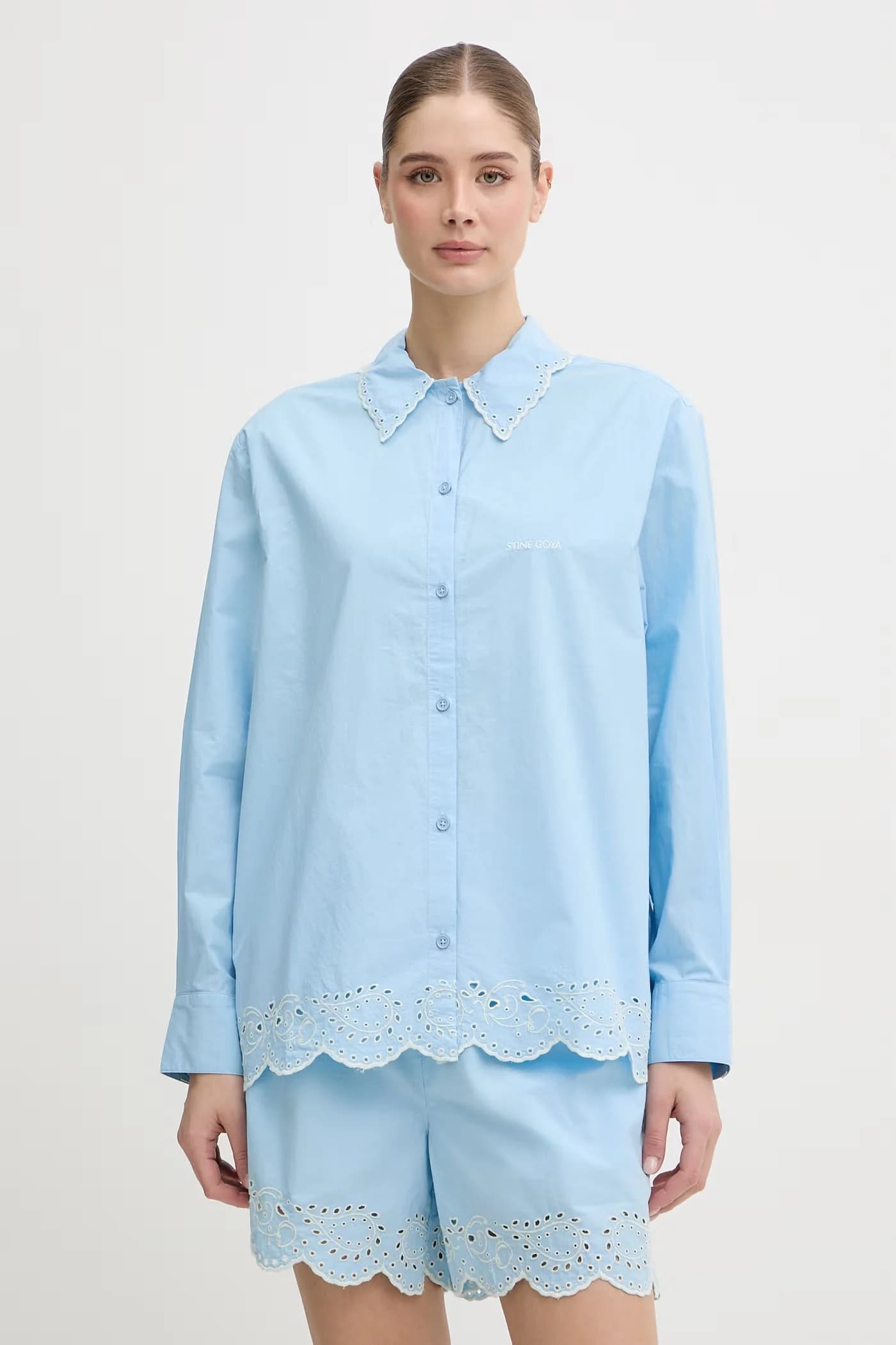 Женская хлопковая рубашка