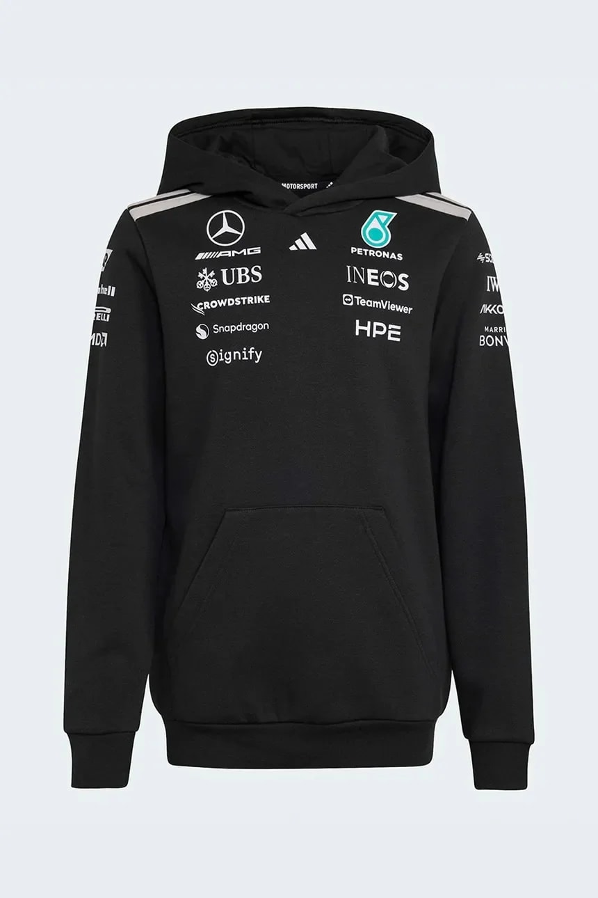 Детская толстовка MERCEDES черная для мальчиков