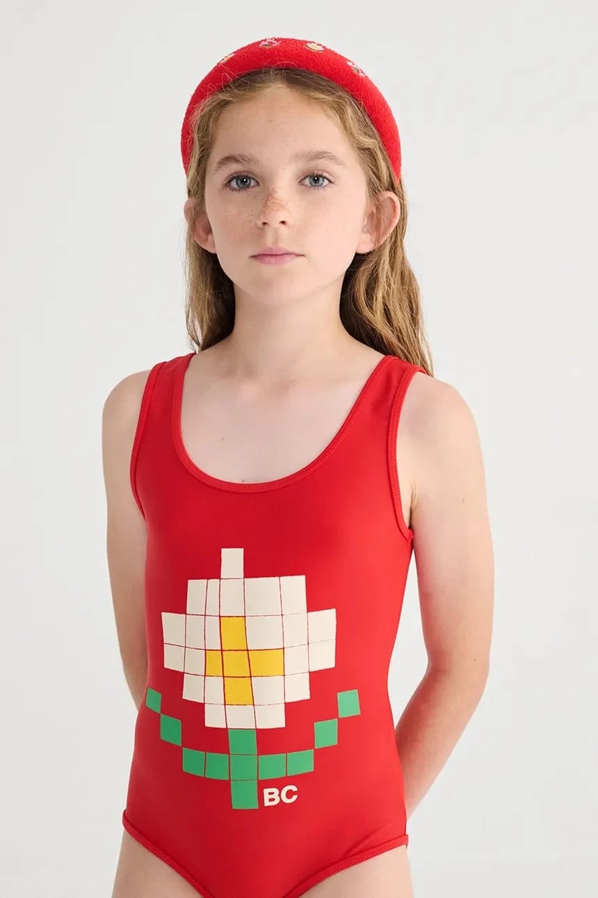 Сплошной детский купальник Pixel Daisy