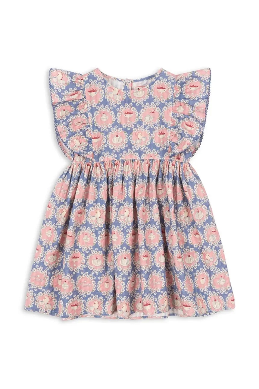 Детское хлопковое платье KIM FRILL DRESS GOTS