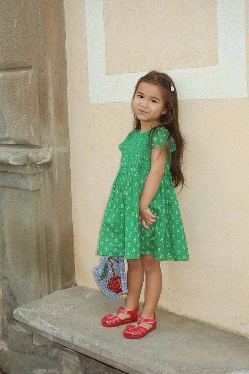 Детское хлопковое платье CAMI SMOCK DRESS GOTS