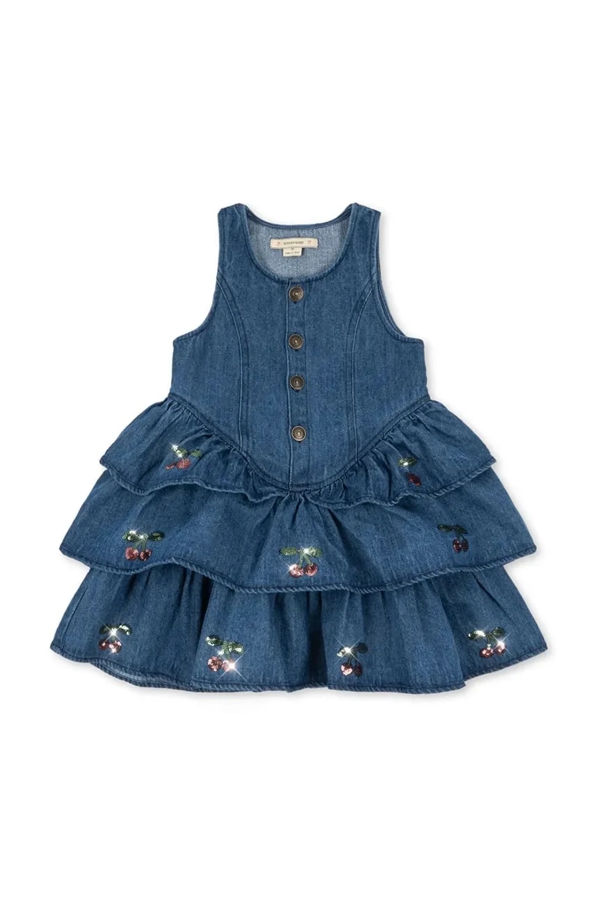 ELBA DRESS GOTS детское джинсовое платье