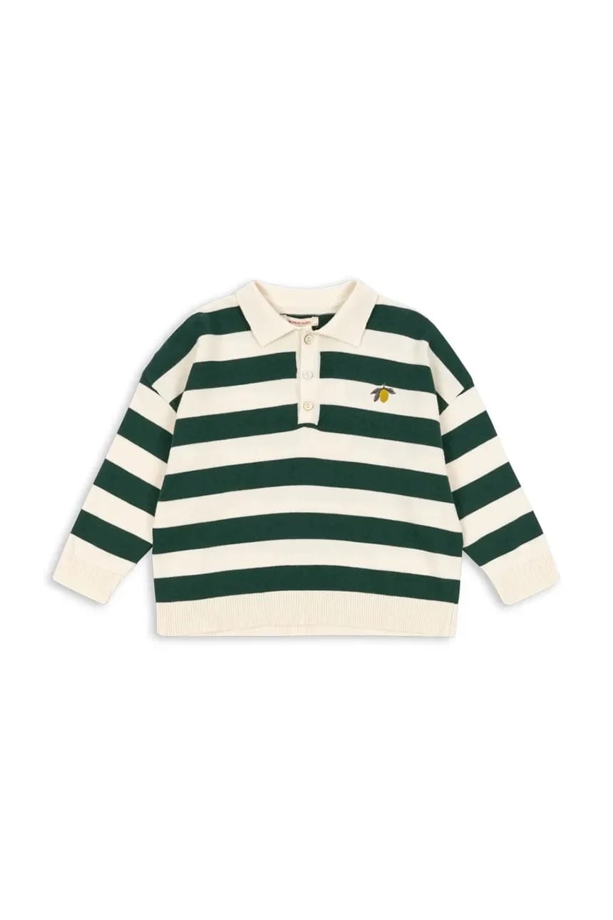 Детский хлопковый свитер MANIS KNIT POLO