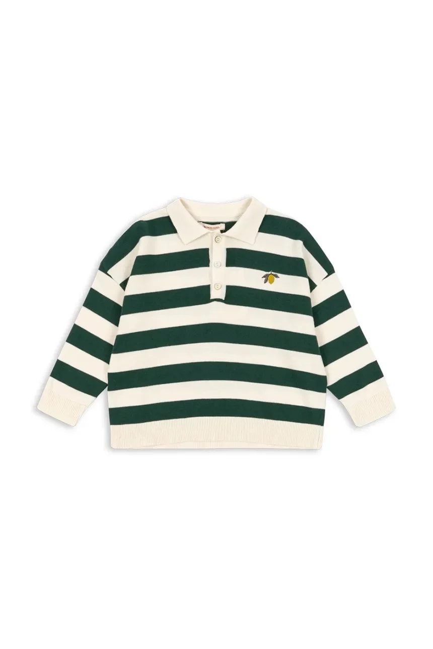 Детский хлопковый свитер MANIS KNIT POLO