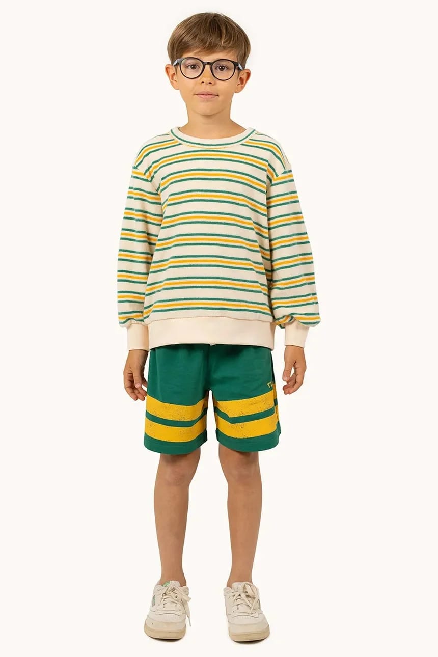 Детские хлопковые шорты STRIPES LOGO SHORT