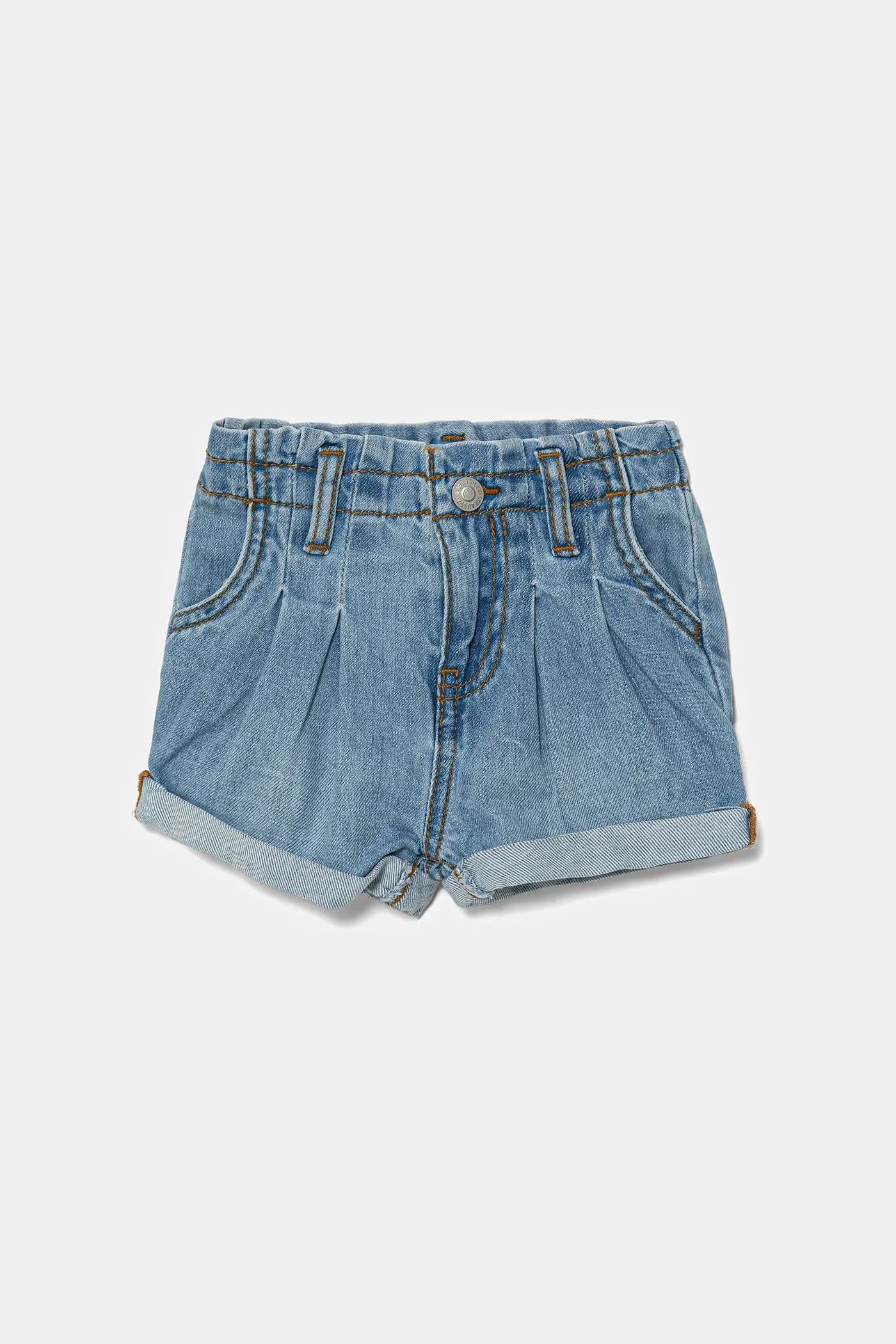 Детские джинсовые шорты PLEAT PAPER BAG SHORT