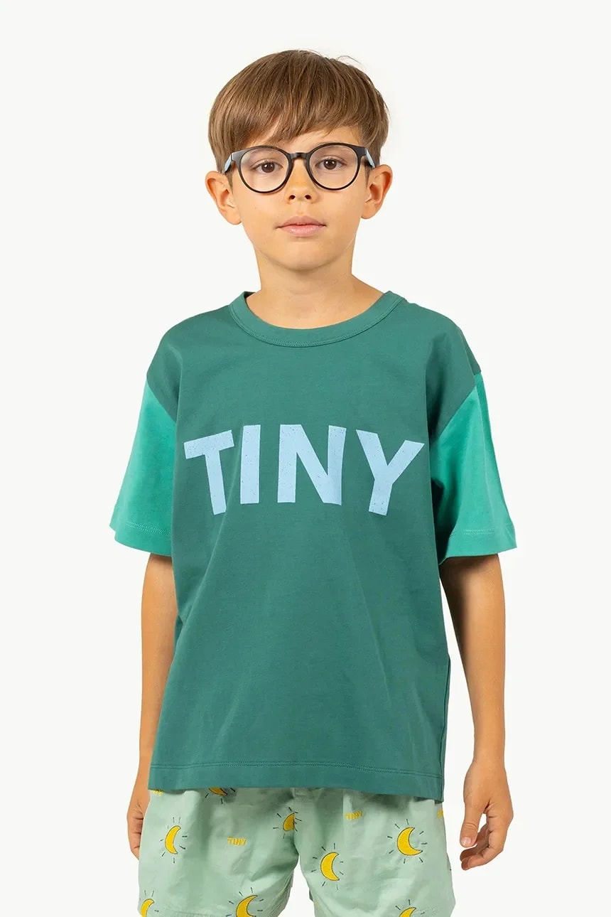 Детская хлопковая футболка COLOR BLOCK TEE