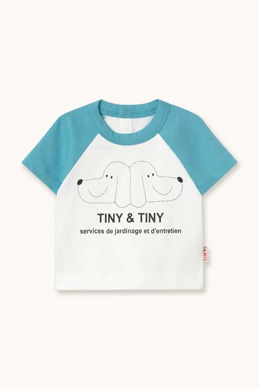 Хлопковая детская футболка TINY&TINY GRAPHIC BABY TEE