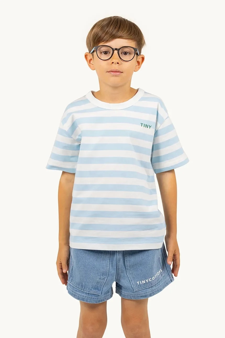 Детская хлопковая футболка STRIPES TEE