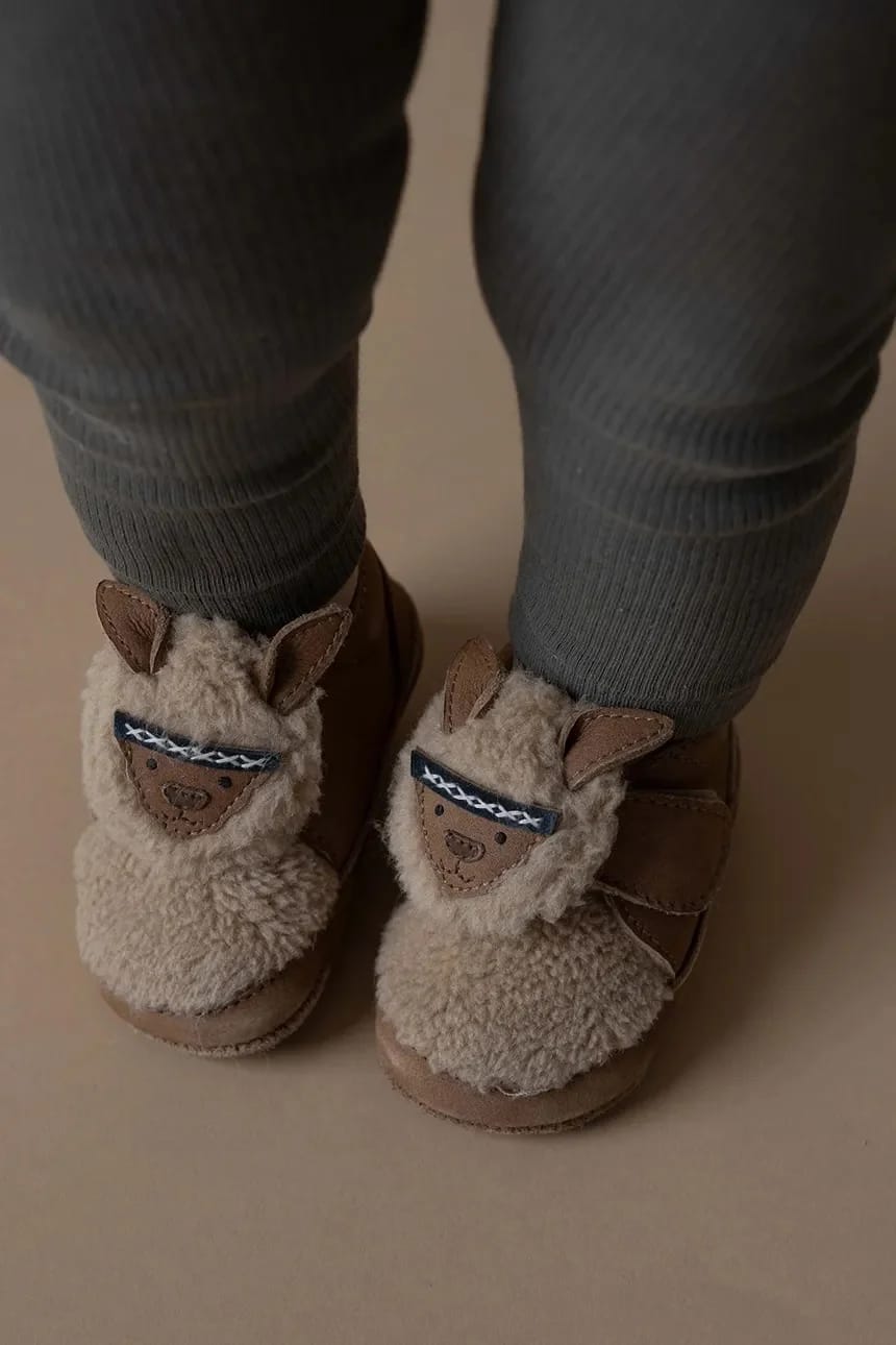 Matijn Sneakers Детская зимняя кожаная обувь из альпаки