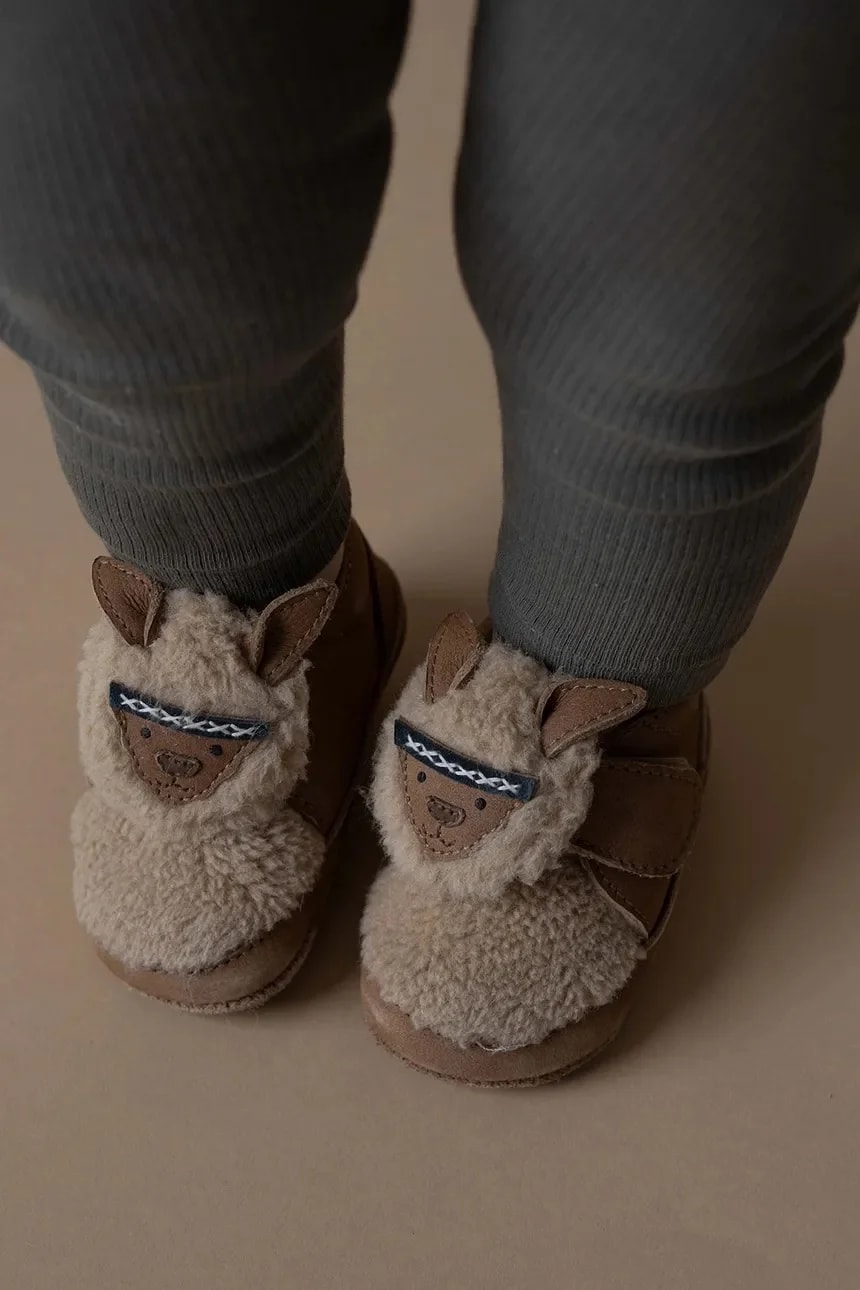 Matijn Sneakers Детская зимняя кожаная обувь из альпаки