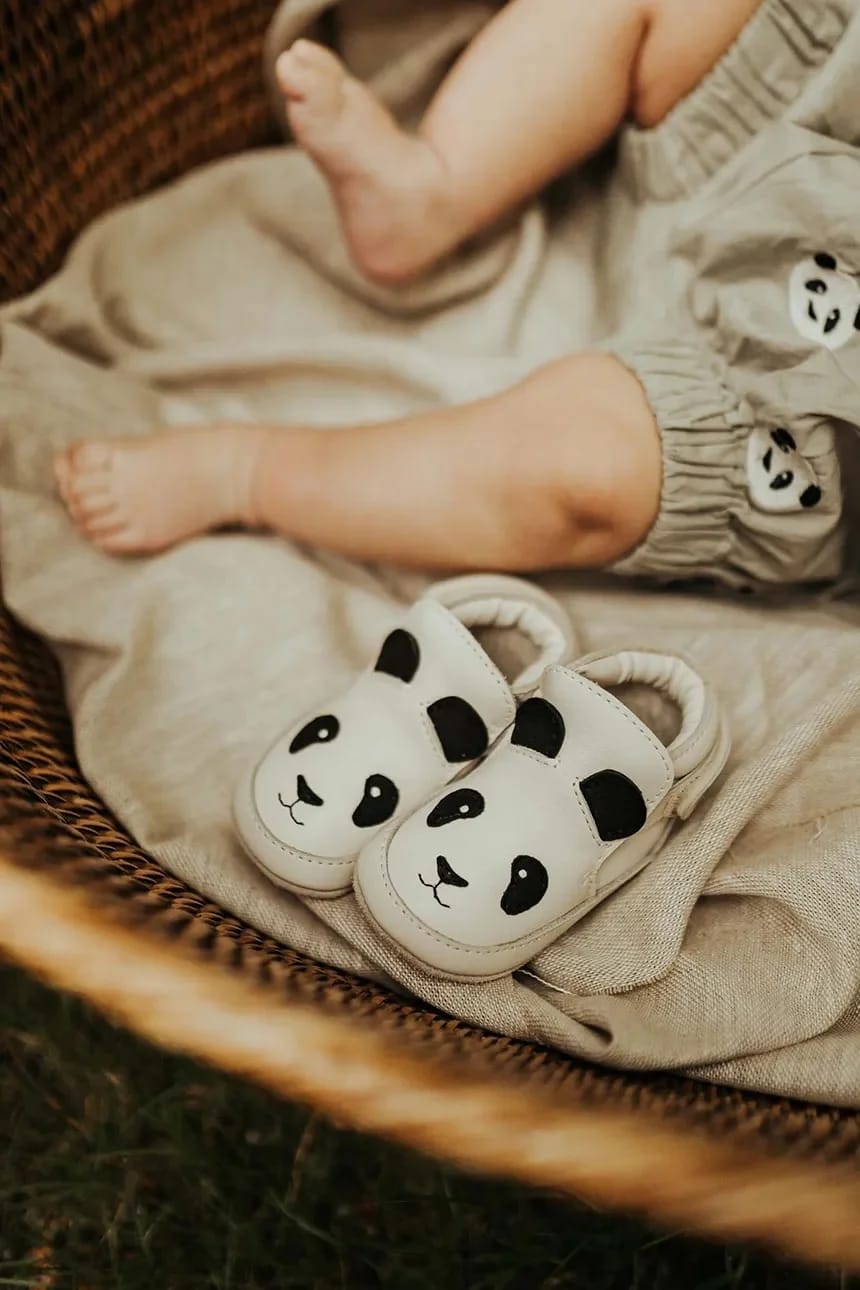 Детские кожаные туфли Morris Sneakers Panda