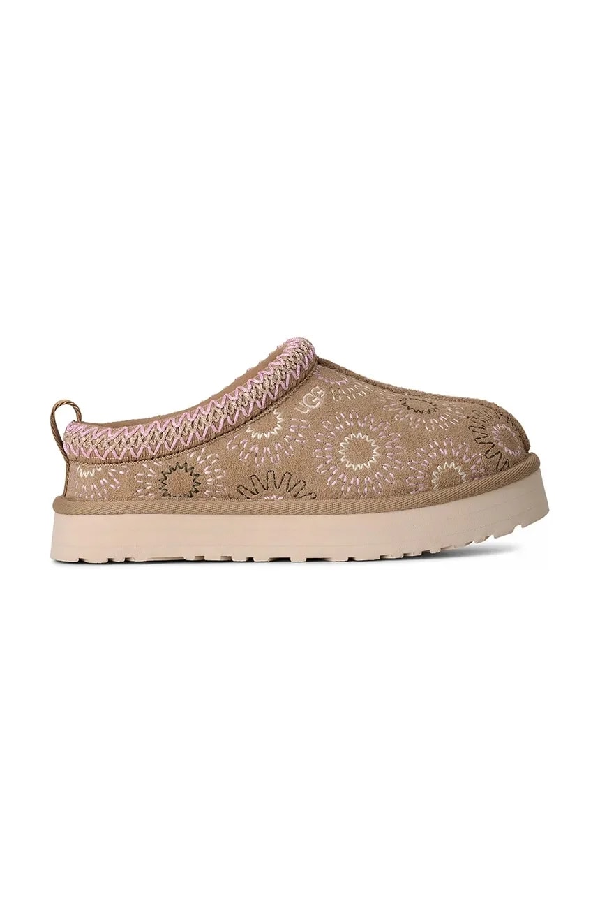 Детские замшевые тапочки TAZZ SUN STITCH