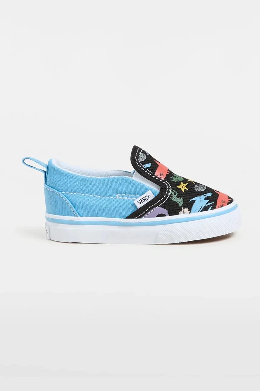 Детские кроссовки Slip-On V синие для мальчиков