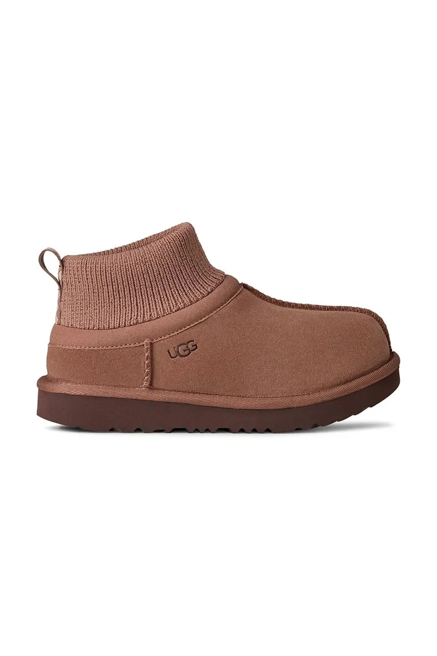 Детские замшевые зимние ботинки KIDS' CLASSIC ULTRA STRETCH MANжеты