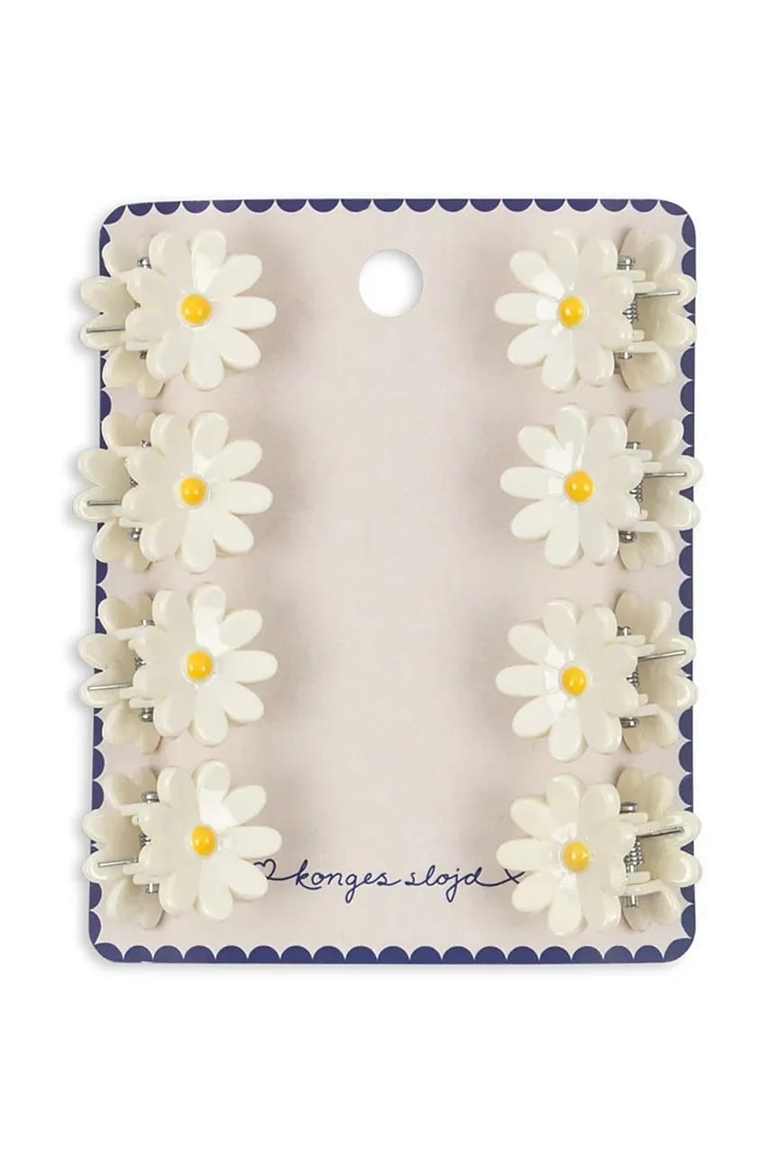 Детские заколки для волос DAISY MINI HAIR CLAW 8 шт. в упаковке