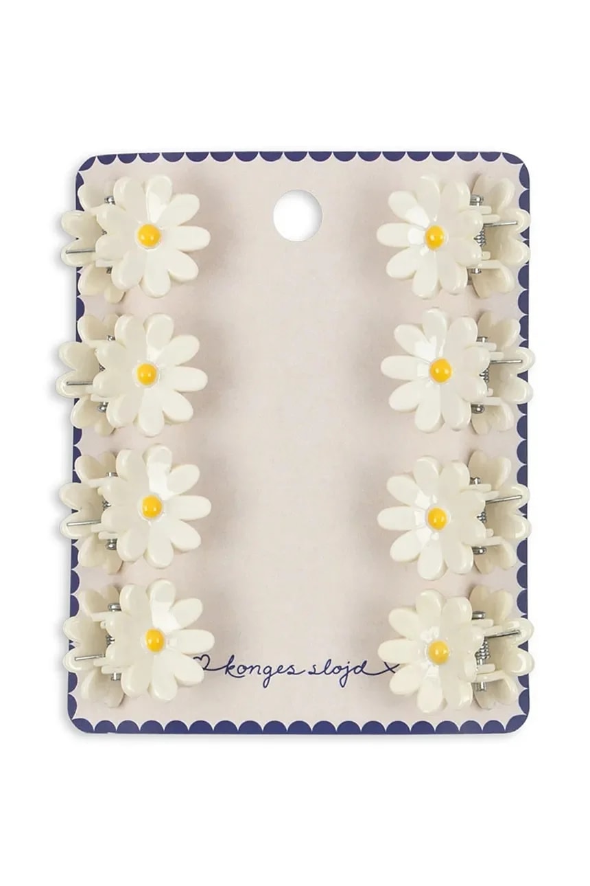 Детские заколки для волос DAISY MINI HAIR CLAW 8 шт. в упаковке