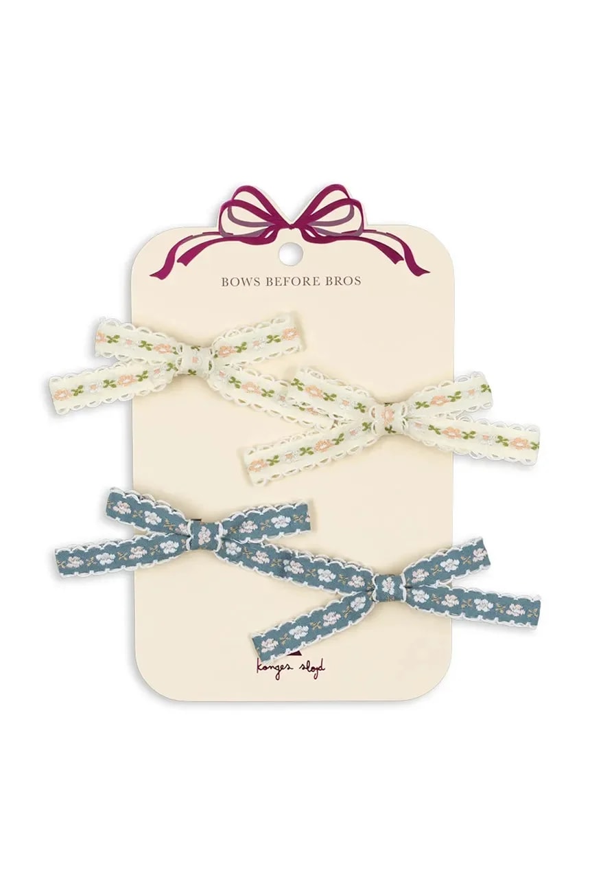 Детские заколки для волос LEONORA BOW HAIR CLIP 4 шт.
