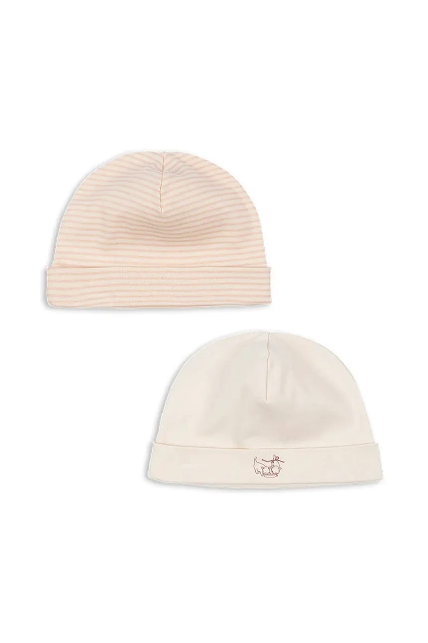 Детская шапка из хлопка FIO STRIPE 2 PACK BEANIE OCS 2 шт.