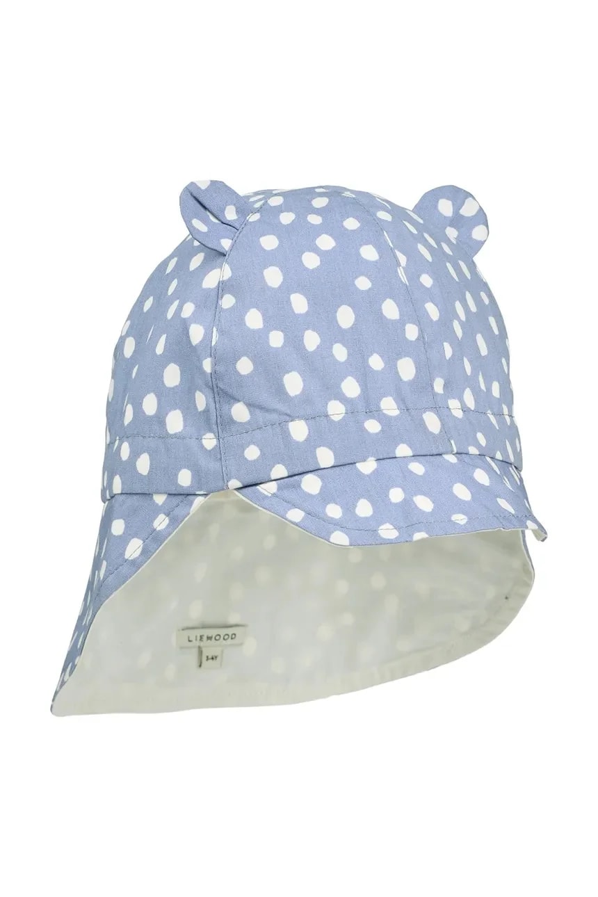 Детская хлопковая бейсболка Gorm Reversible Sun Hat With Ears