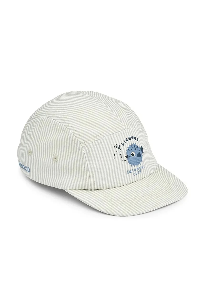 Детская хлопковая бейсболка Rory Seersucker Cap