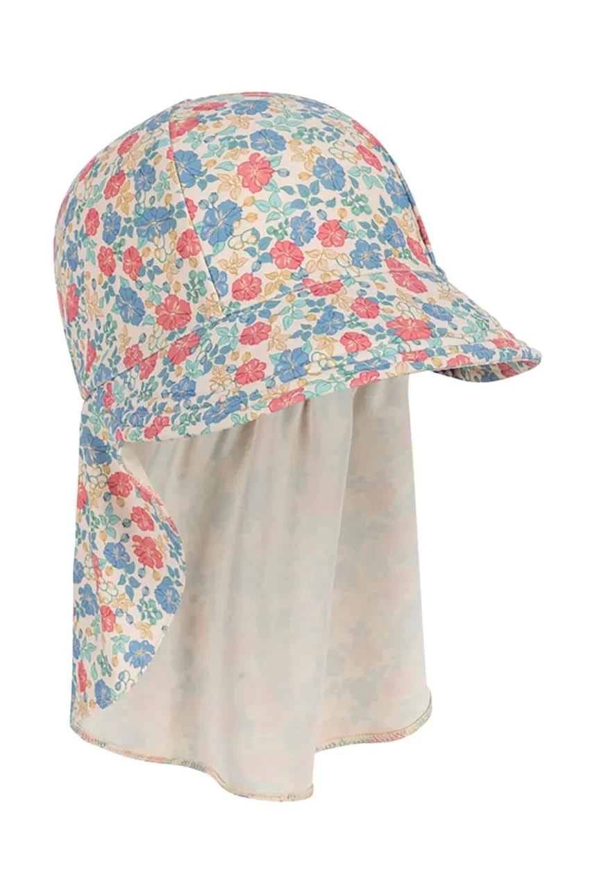 Детская бейсболка MANUCA FRILL SUN HAT GRS синяя для девочек