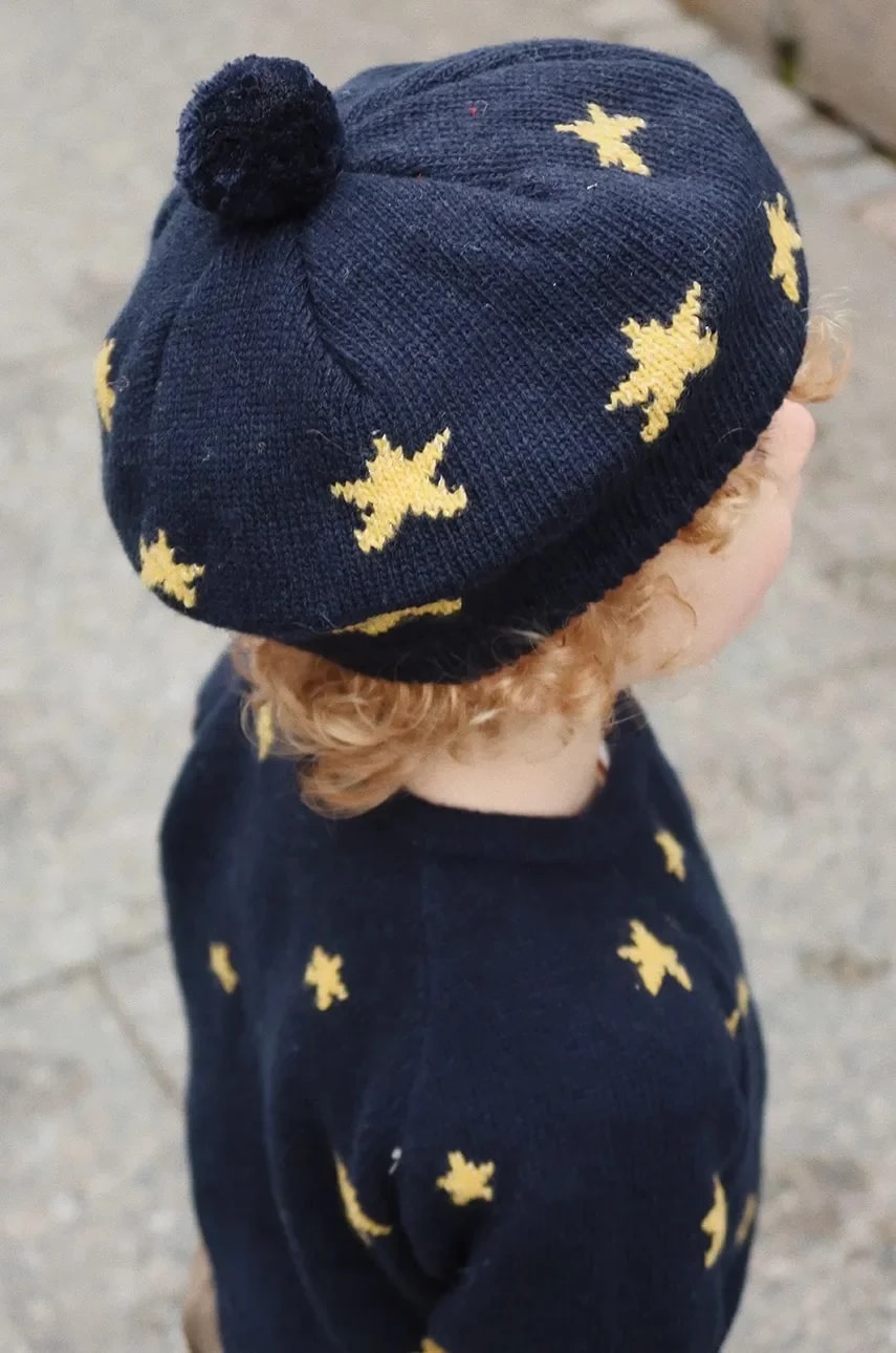 Детский полушерстяной берет BELOU KNIT BERET