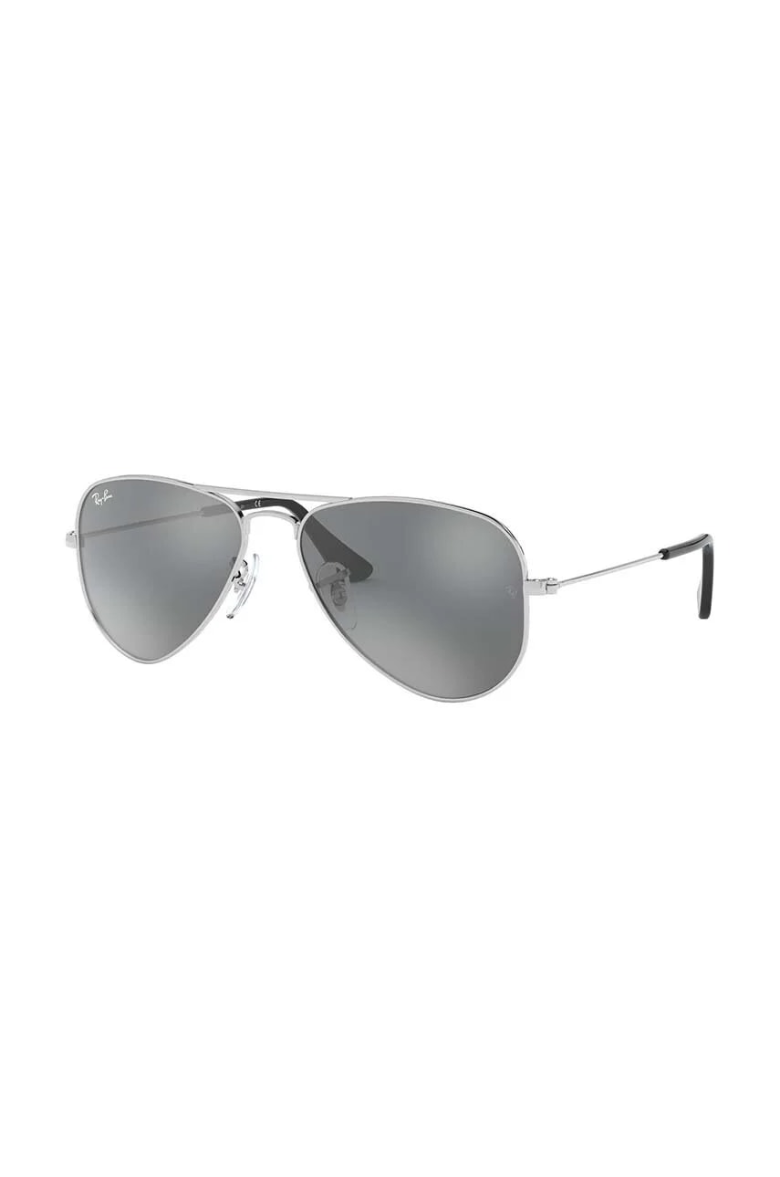 Детские солнцезащитные очки JUNIOR AVIATOR серые для мальчиков