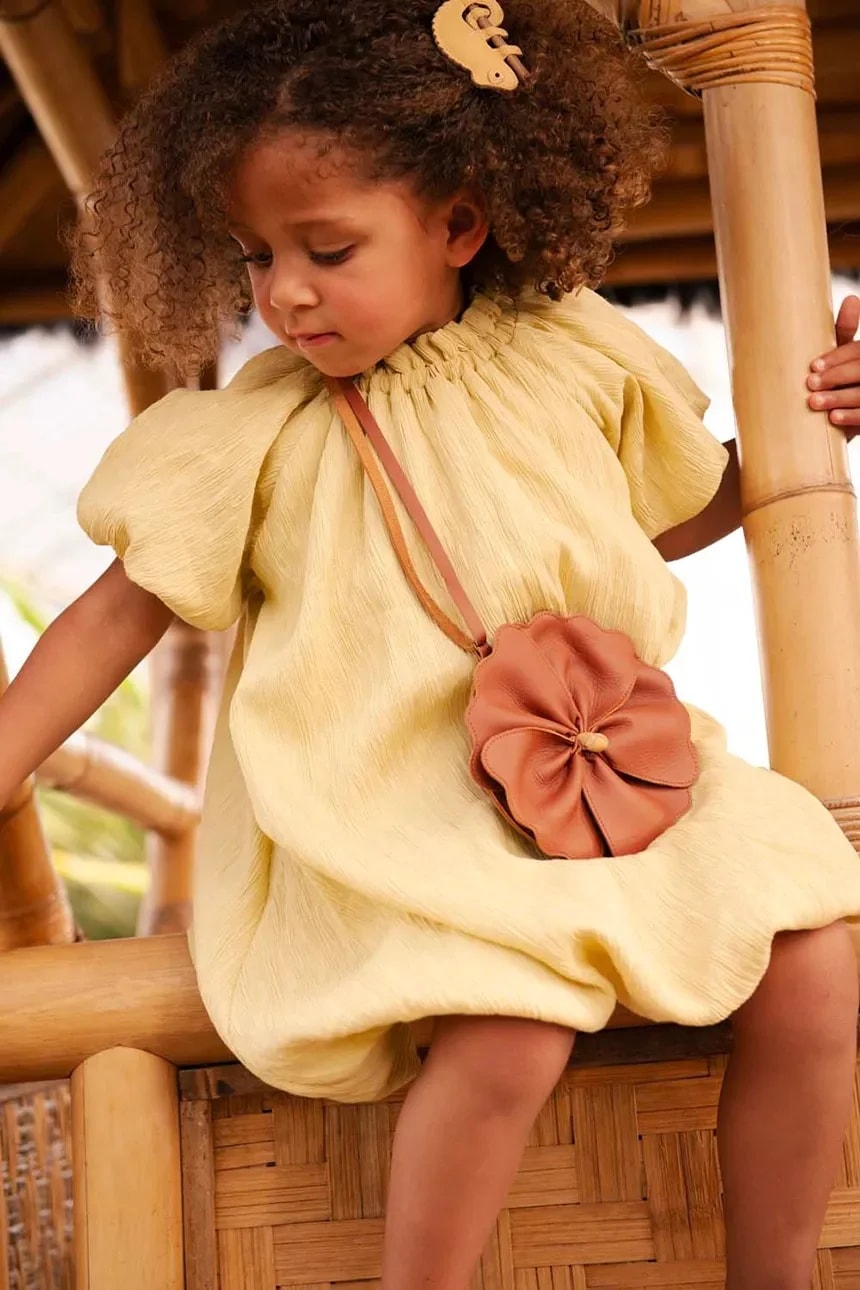 Toto Purse Hibiscus детская кожаная сумочка
