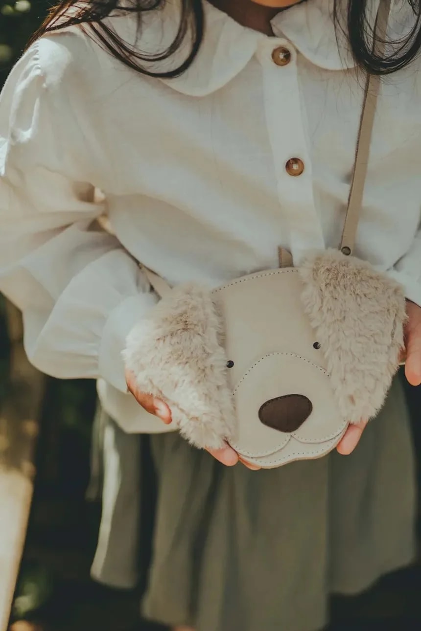 Britta Exclusive Purse Детская кожаная сумка Golden Retriever