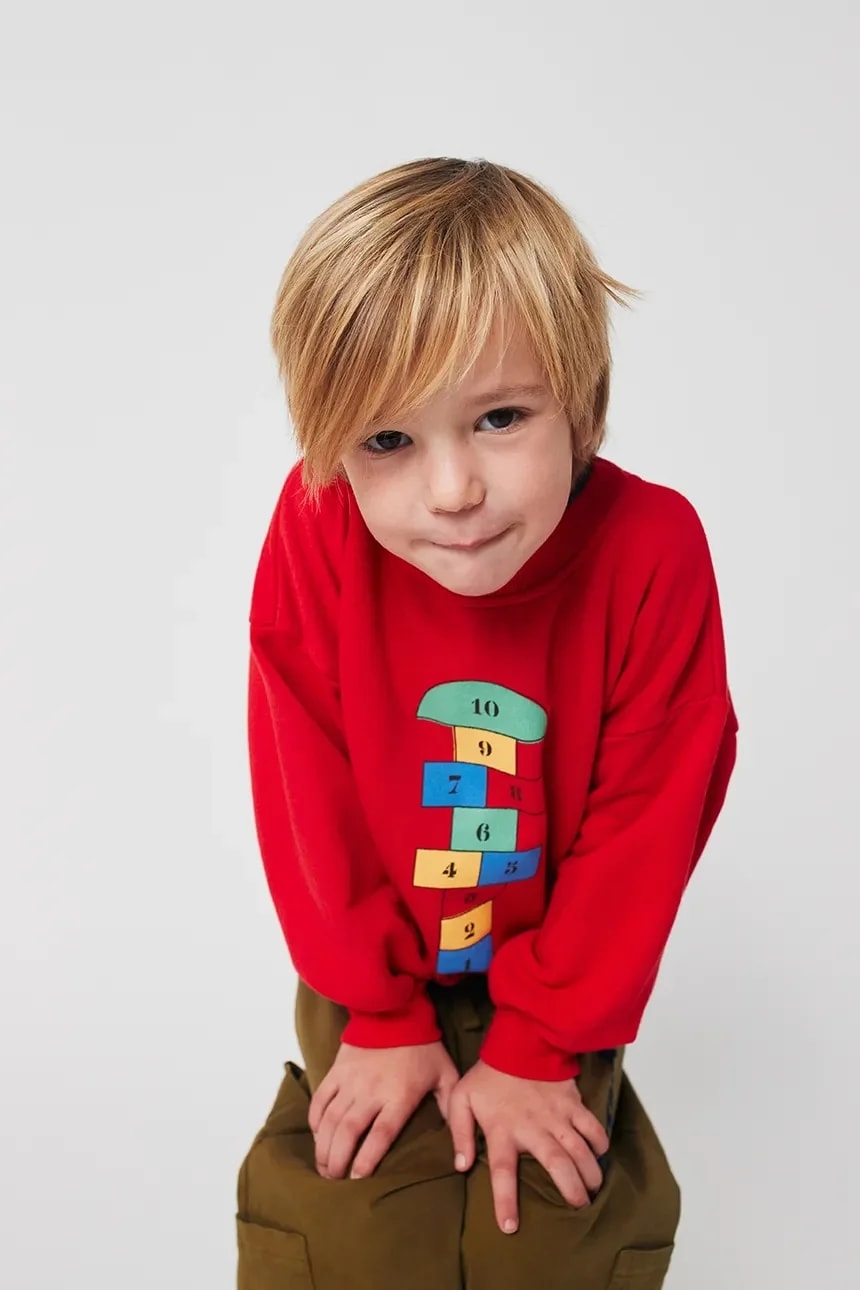 Детская хлопковая толстовка Hopscotch